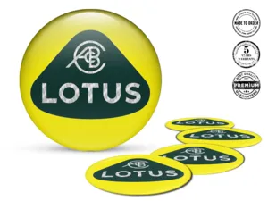 Lotus Adesivo Cupola Stile Loghi Cerchio Lusso